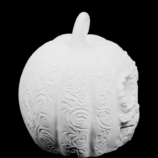 Тыква с узорами