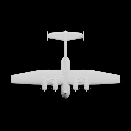 Самолёт снизу