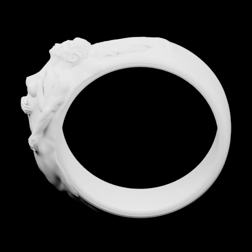 Кольцо с декоративным элементом