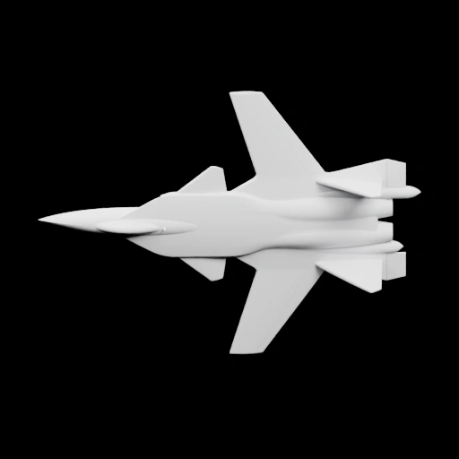 Истребитель с крыльями