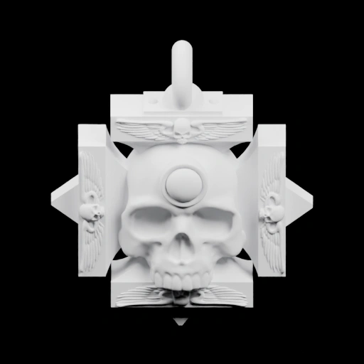 Декоративная фигурка с черепом