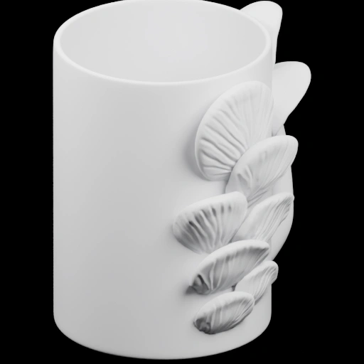 Вазон с ракушками