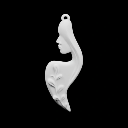 Подвеска в виде лица