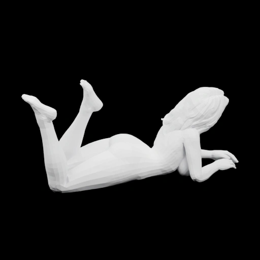 Фигура в позе отдыха