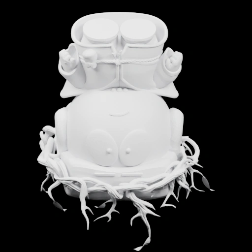 Фигурка эльфа с корнями