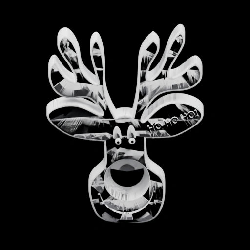 Фигурка оленя с декором