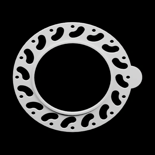 Кольцевая деталь с узором