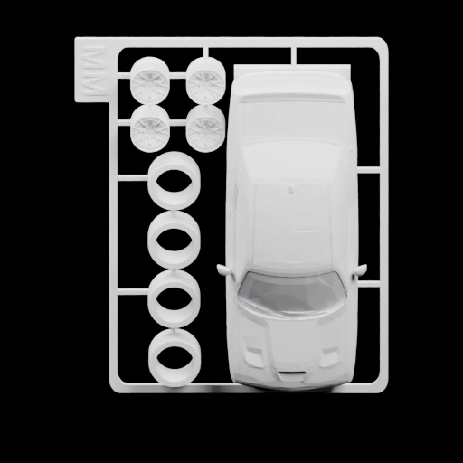 Автомобиль в стойке мойки