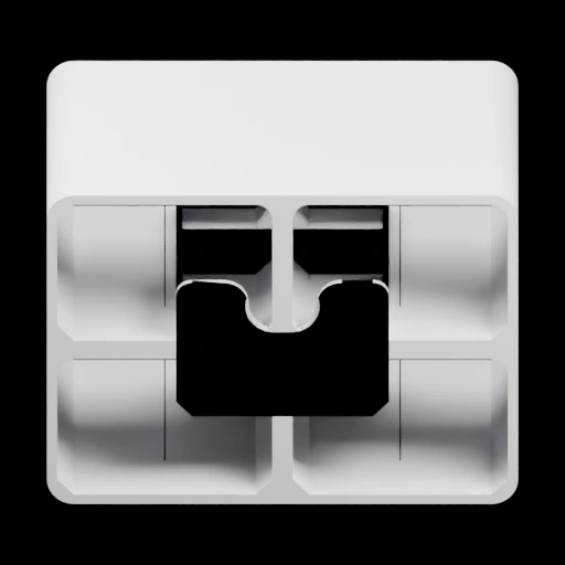 Крепление с вырезами