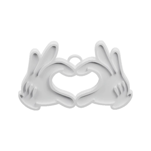 Металлический кулон с руками