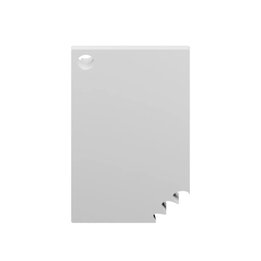 Скребок с зубчатым краем