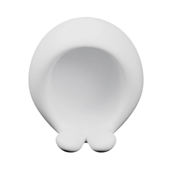 Круглая подставка с фигурой кролика