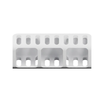 Прямоугольный органайзер с несколькими вертикальными слотами для пультов и мелочей