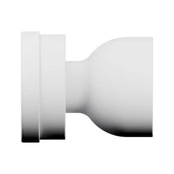 Внешний корпус кашпо с плавным переходом формы