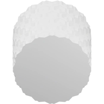 Кашпо с фактурной поверхностью и мягкими гранями