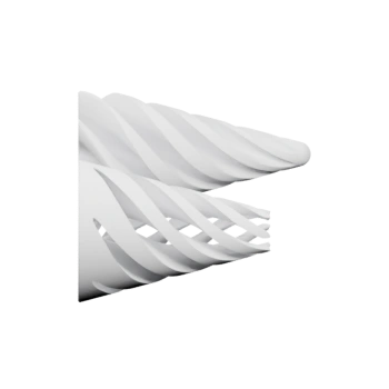 Спиральный конус с волнистыми ребрами для тактильных ощущений и плавного вращения в руках