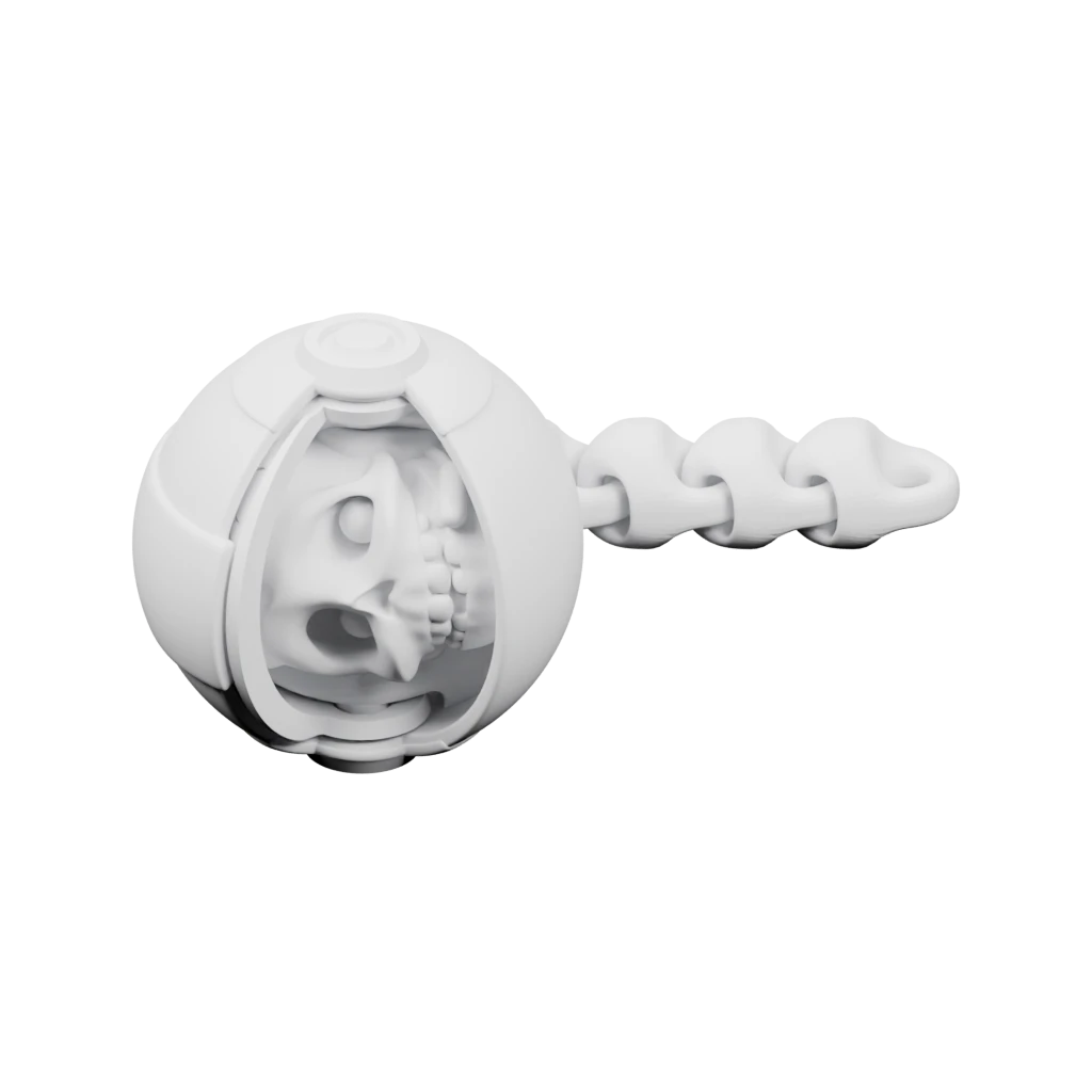 Брелок «Астронавт-скелет"