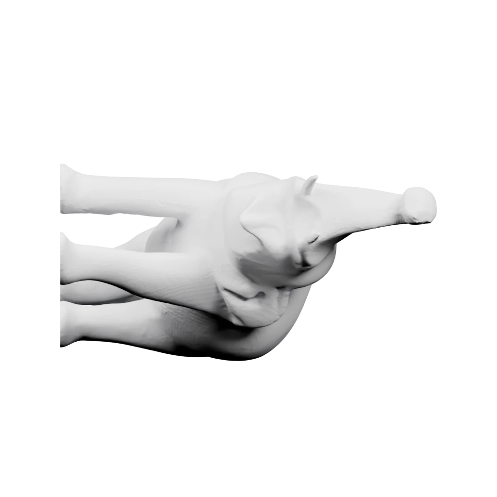 Слон (малый, с основанием)