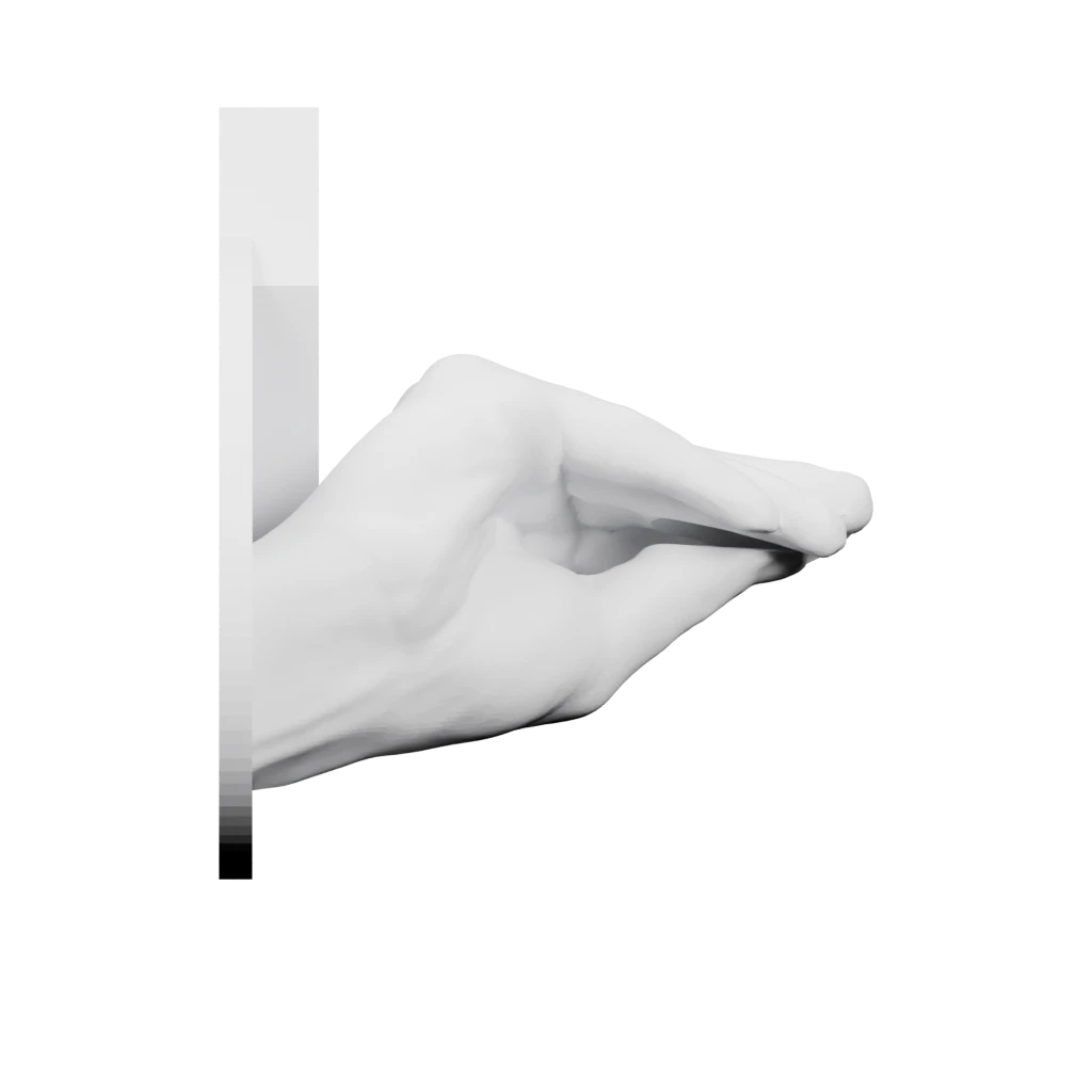 Держатель визиток (рука)