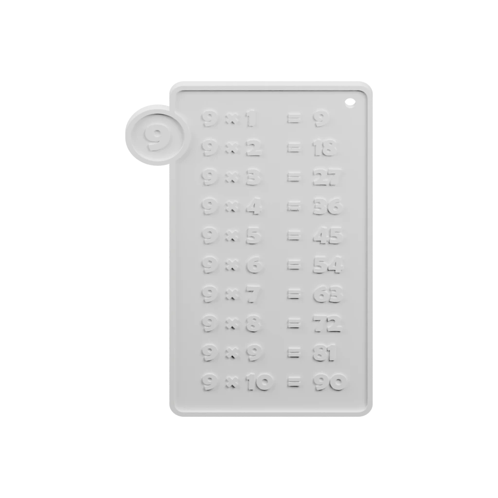 Шильдик таблица 9