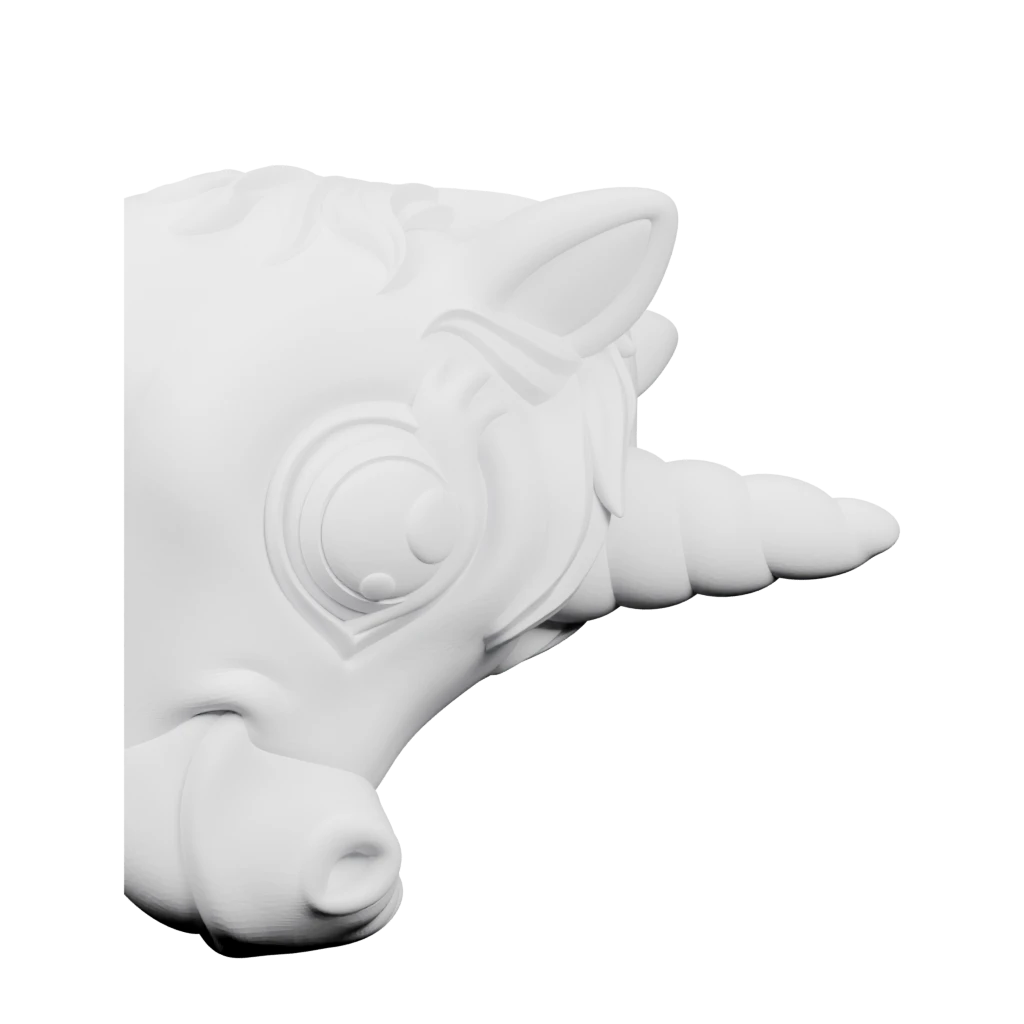 Голова единорога FlexiSTL